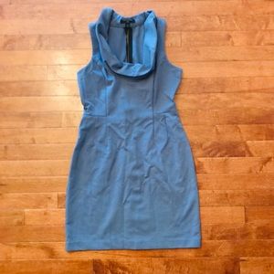 Banana Republic Gray Blue Work Dress